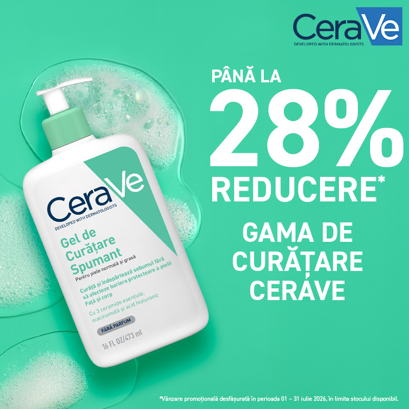 Cerave pana la 28% reducere Iulie