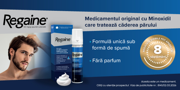 Regaine spuma impotriva caderii parului la barbati, 60 g, Johnson Johnson