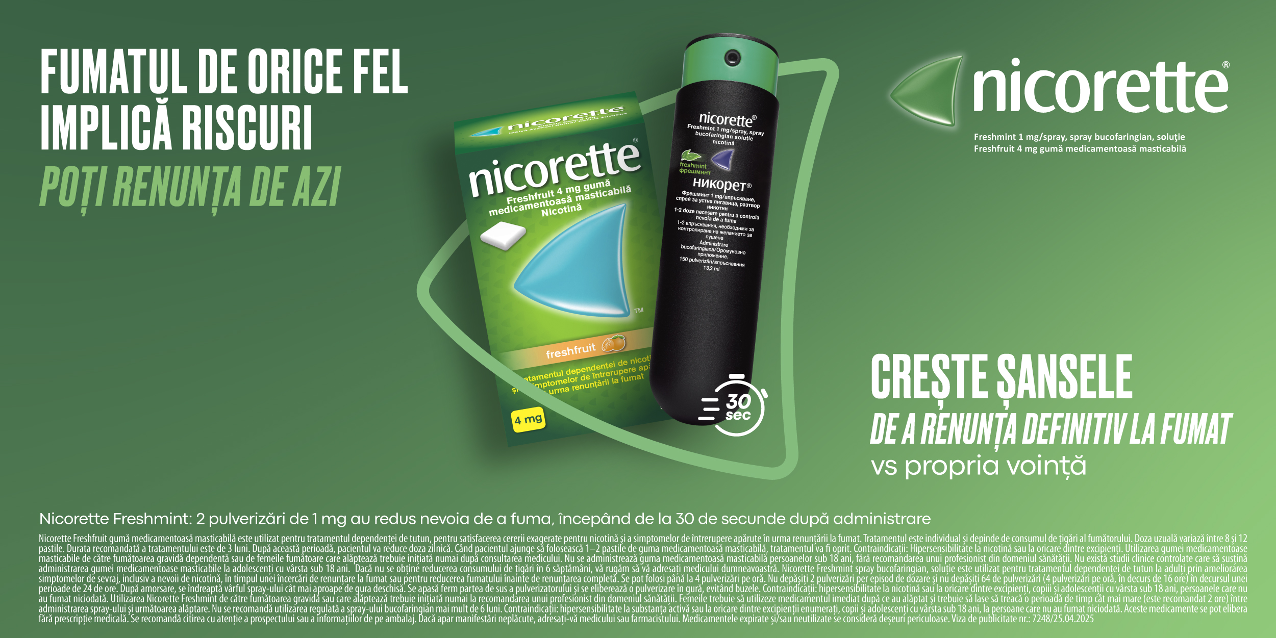 Nicorette Octombrie