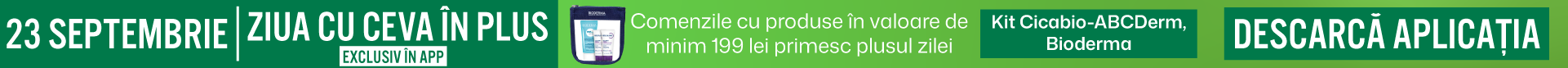 Comanda produse in valoare de minim 199 lei si primesti 1 x Kit Cicabio-ABCDerm, Bioderma