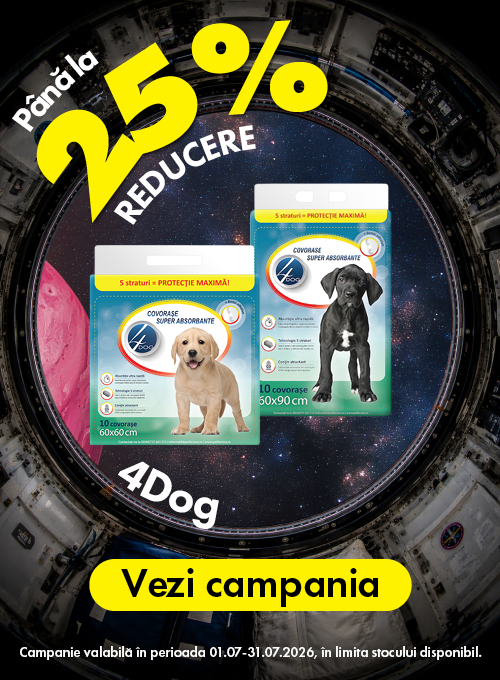 4Dog Pana la 25% Reducere Zorii Reducerilor