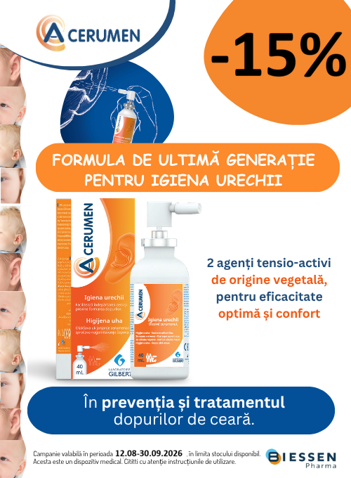 A-Cerumen 15% Reducere August-Septembrie
