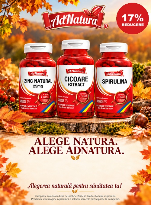 Adnatura 17% Reducere Octombrie