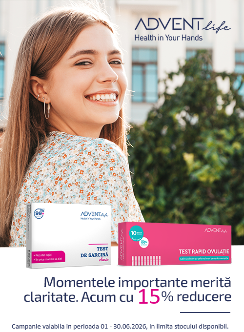 Advent Life Test Sarcina 15% Reducere Iunie