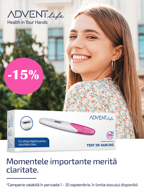 Advent Life - Test Sarcina 15% Reducere Septembrie