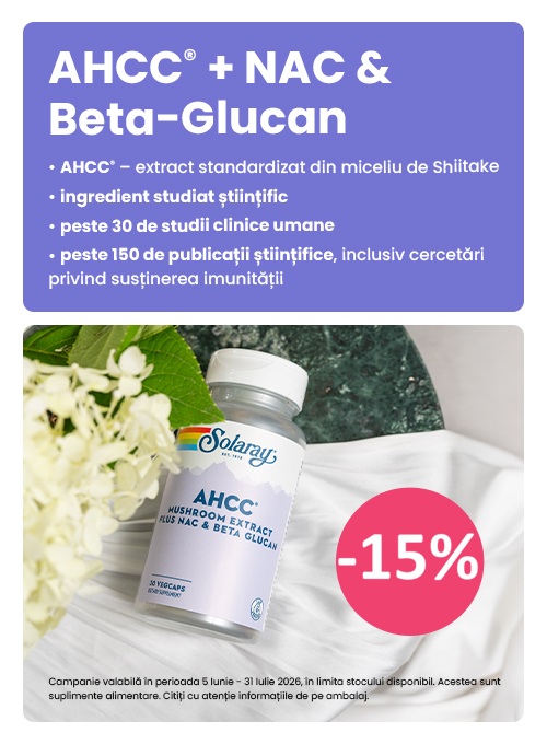AHCC 15% Reducere Iunie-Iulie