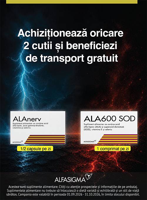 Alfasigma Alanerv si Alasod Transport Gratuit Septembrie-Octombrie