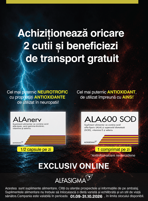 Alfasigma Alanerv si Alasod Transport Gratuit Septembrie-Octombrie