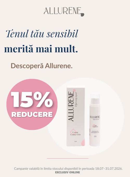 Allurene 15% Reducere Iulie-August EXCLUSIV ONLINE