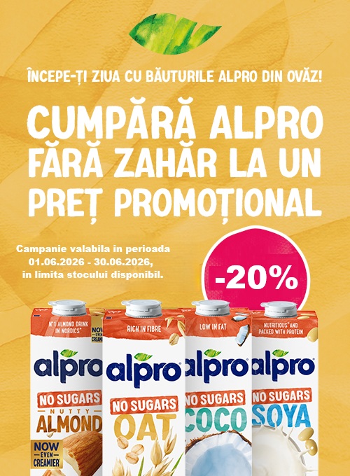 Alpro 20% Reducere Iunie