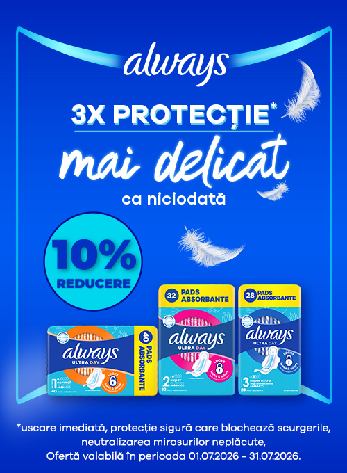 Always 10% Reducere Iulie