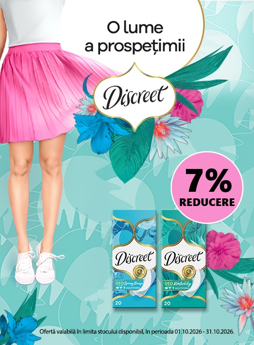 Always Discreet 7% Reducere Octombrie