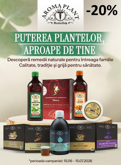 Aroma Plant 20% Reducere Iunie-Iulie