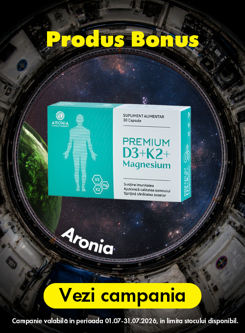 Aronia D3+K2+Magnesium Produs promo Zorii Reducerilor