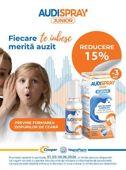 Audispray Junior 15% Reducere Mai-Iunie