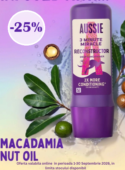 Aussie 25% Reducere Septembrie - Exclusiv Online