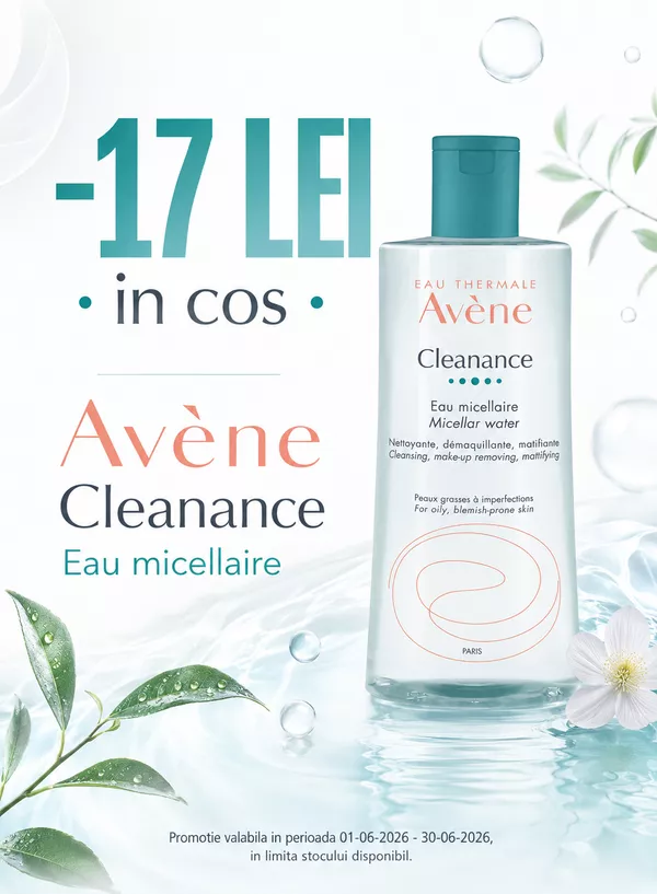 Avene Cicalfate 17 lei Voucher Iunie