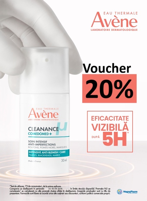 Avene Cleanance 20% Voucher in cos Septembrie