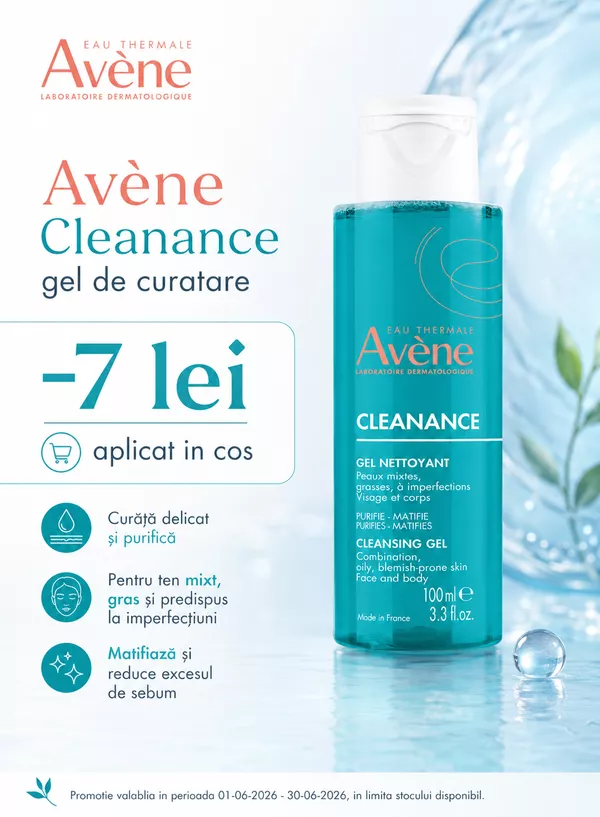 Avene Cleanance 7 lei Voucher Iunie