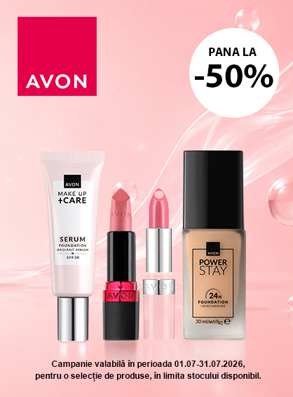 Avon Pana la 50% Reducere Iulie