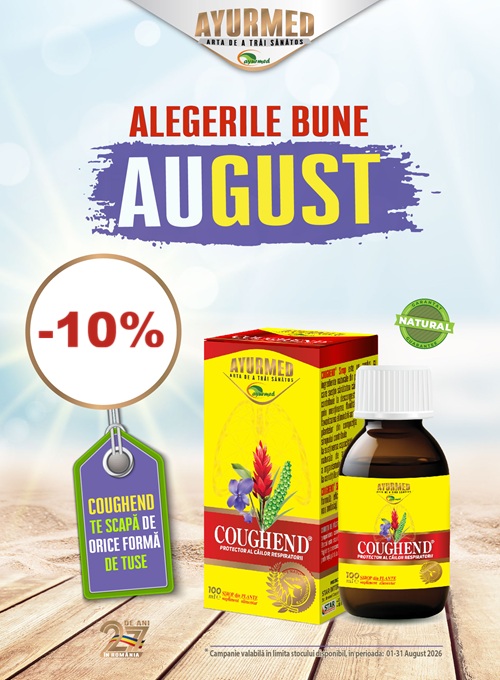 Ayurmed Coughend 10% Reducere August