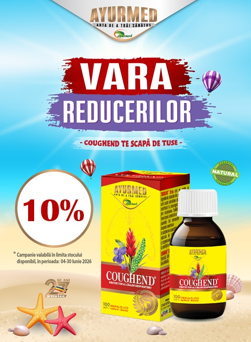 Ayurmed Coughend 10% Reducere Iunie