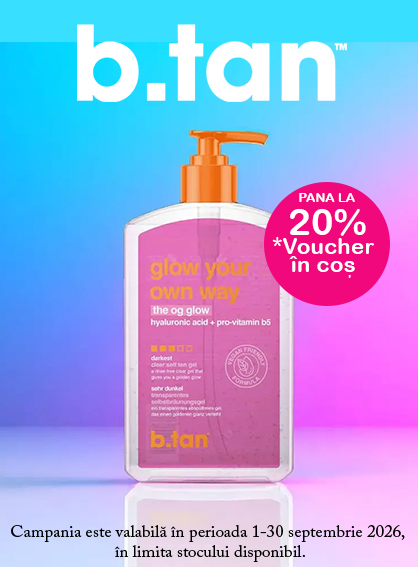 B.tan Pana la 20% Voucher in cos Septembrie