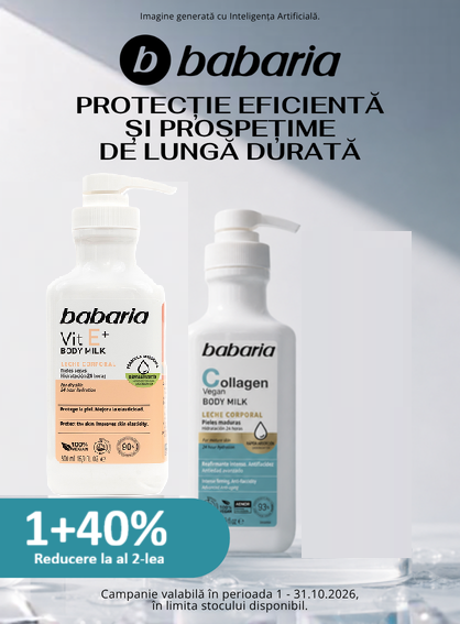 Babaria  1+40% Reducere la al 2-lea Octombrie