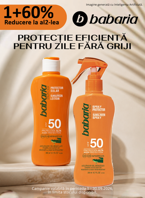 Babaria 1+60% Reducere la al doilea Septembrie
