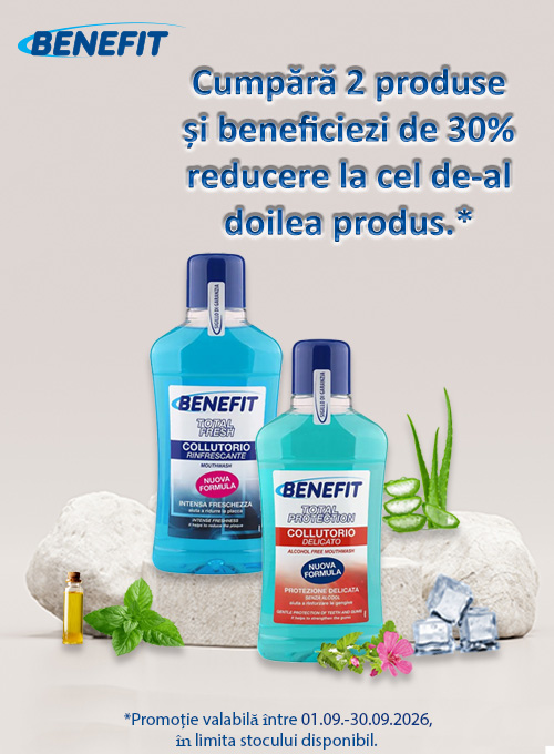 Benefit 1+30% Reducere la al 2-lea Septembrie