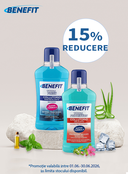 Benefit 15% Reducere Iunie