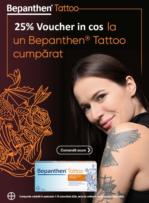 Bepanthen 25% Voucher in cos Octombrie