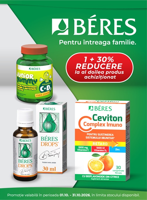Beres 1+30% Reducere La Al Doilea Octombrie