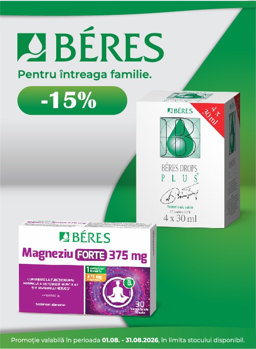 Beres 15% Reducere August 