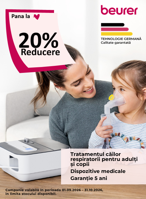 Beurer Pana la 20% Reducere Septembrie-Octombrie