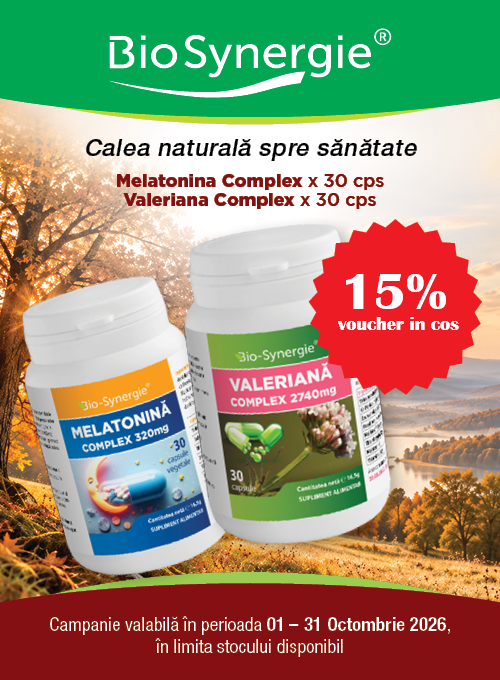 Bio Synergie 15% Voucher In Cos Octombrie