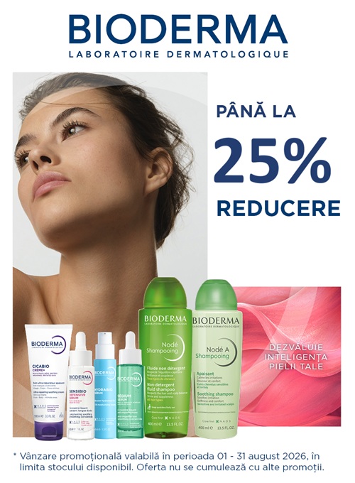Bioderma Pana la 25% Reducere August
