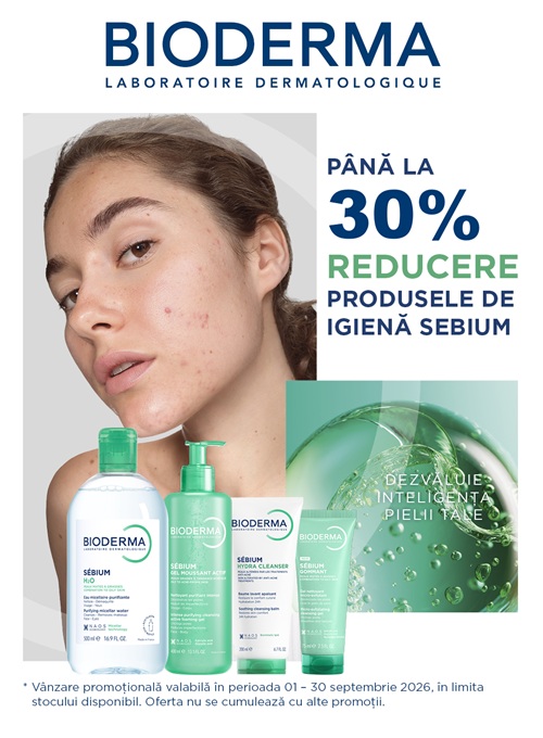 Bioderma Sebium Pana la 30% Reducere Septembrie