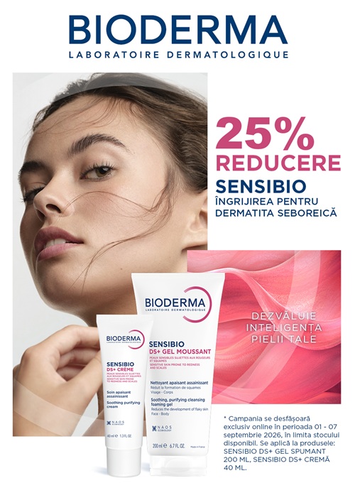 Bioderma Sensibio 25% Reducere 01.09-07.09 Exclusiv Online