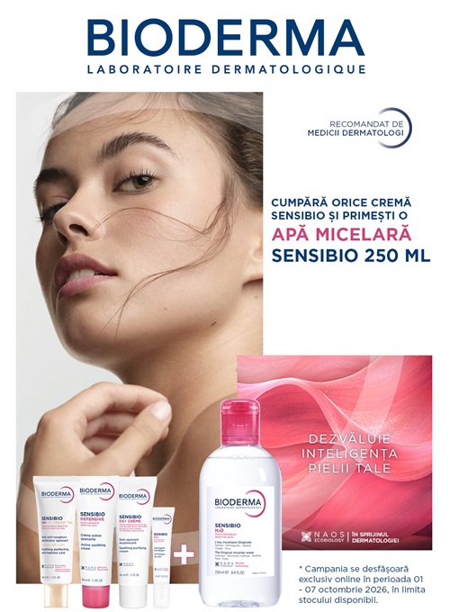 Bioderma Sensibio Produs Bonus Octombrie Exclusiv Online