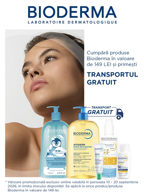 Bioderma Transport Gratuit Septembrie