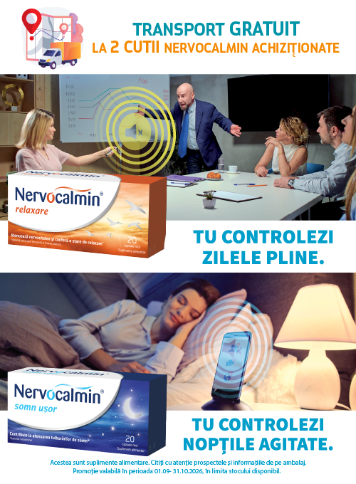 Biofarm Nervocamin Transport Gratuit Septembrie-Octombrie