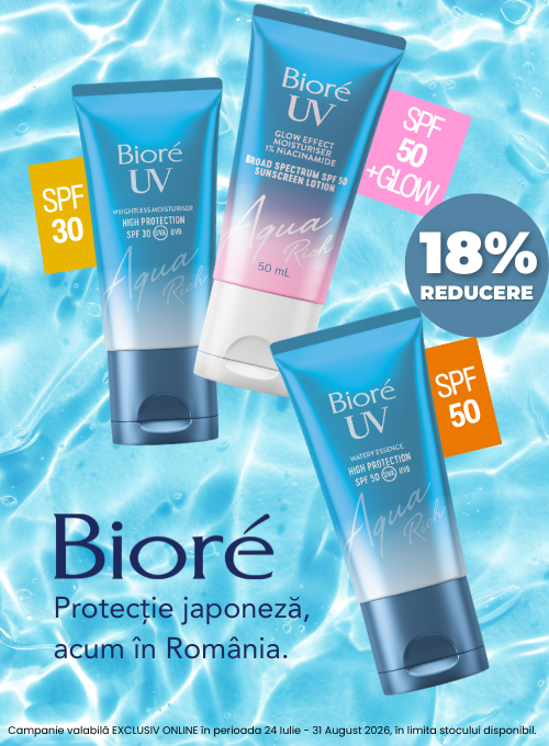 Biore 18% Reducere Iulie-August EXCLUSIV ONLINE