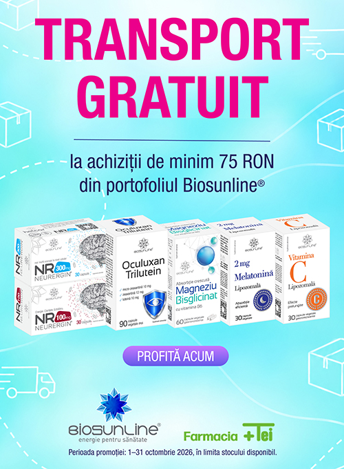 Biosunline Transport Gratuit Octombrie