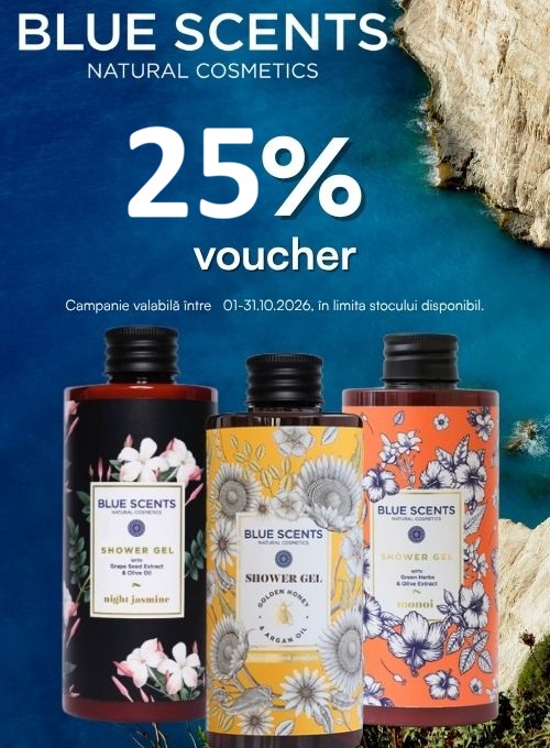 Blue Scents 25% Voucher aplicat in cos Octombrie