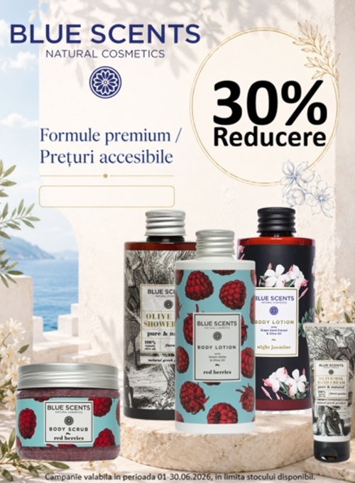 Blue Scents 30% Reducere Iunie