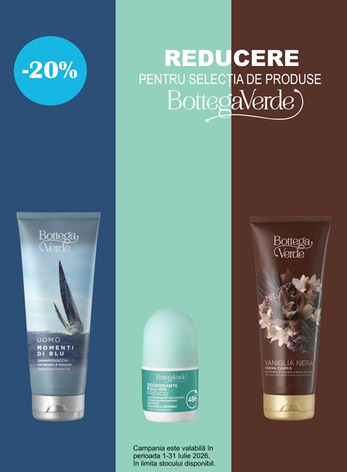 Bottega Verde 20% Reducere Iulie
