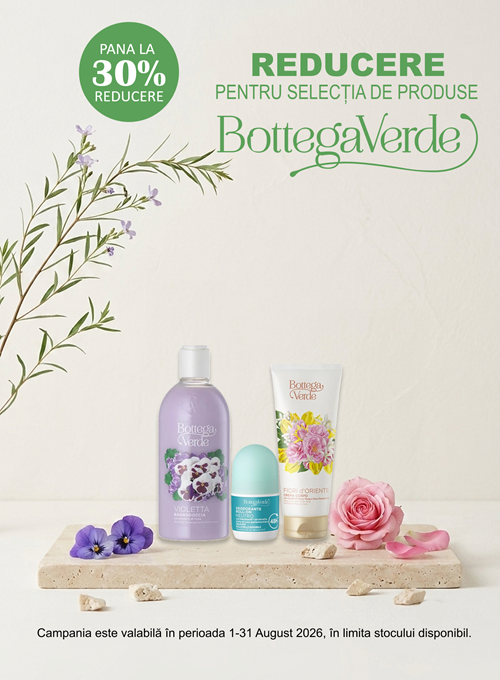 Bottega Verde Pana la 30% Reducere August