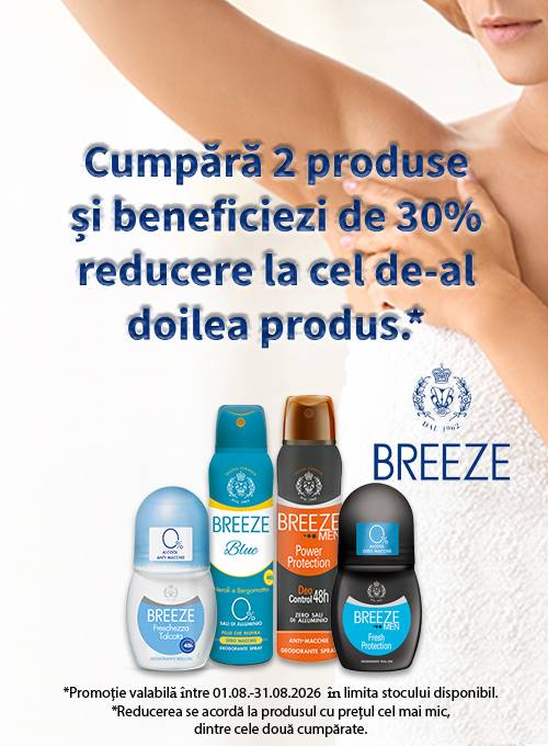Breeze 1+30% Reducere la al-2 lea August