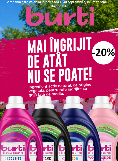 Burti 20% Reducere Septembrie